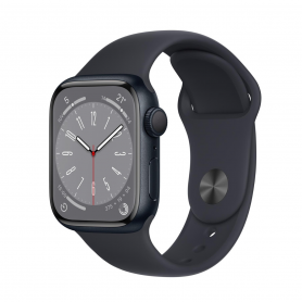 Montre Connectée Apple Watch Series 9 GPS 41mm Minuit Aluminium avec Bracelet - Grade AB (TVA Sur Marge)*