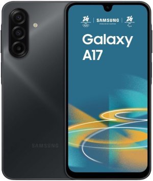 Samsung Galaxy A17 128GB – Smartphone Android, 4GB RAM, Ecrã Grande, Dual SIM – Preto