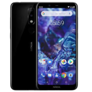 Nokia 5.1 Plus TA-1108 32 Go Noir - Comme Neuf avec Boîte et Accessoires